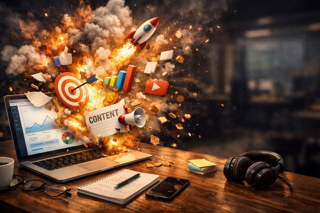 Haz que tu contenido explote (pero con estrategia): guía para marcas que quieren resultados